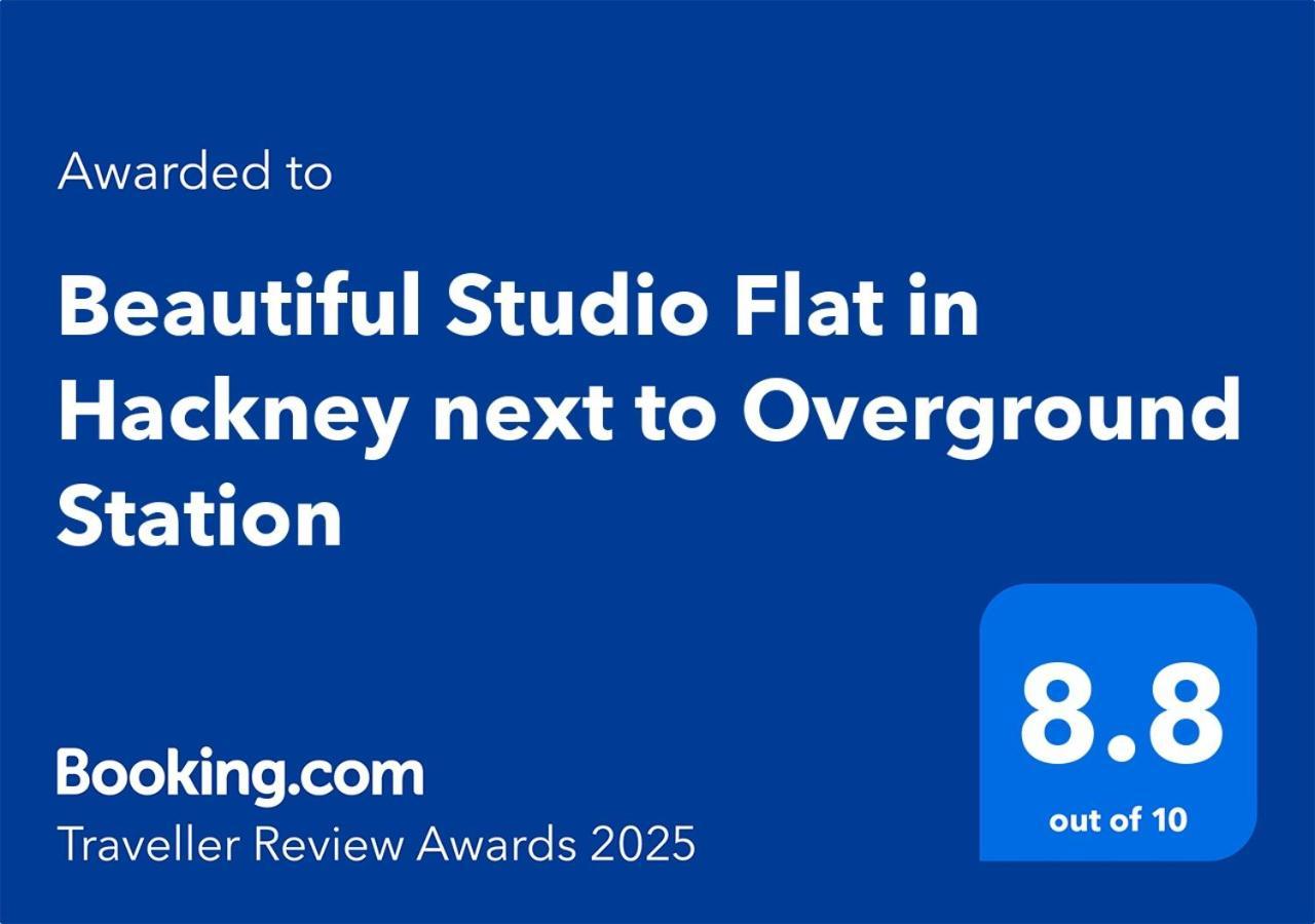 Beautiful Studio Flat In Hackney Next To Overground Station Лондон Экстерьер фото